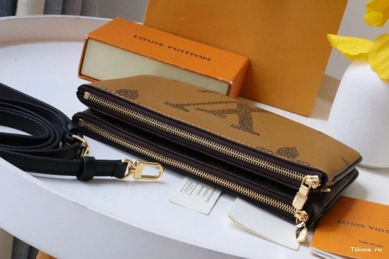 Cheap LOUIS POCHETTE VUITTON DOUBLE ZIP 0709